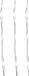 Merkloos Lumineo Draadverlichting - 20 LED lampjes - Helder Wit - 95 cm - Zilver
