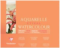 Clairefontaine Aquarelblok ETIVAL 300 g/m² 18x24 cm 10 vel