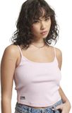 Superdry - Code Essential tanktop met bandjes - Dames - Vesten - Katoen/Elastaan - Maat UK10-EU38 - Roseate Pink