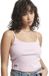 Superdry - Code Essential tanktop met bandjes - Dames - Vesten - Katoen/Elastaan - Maat UK10-EU38 - Roseate Pink