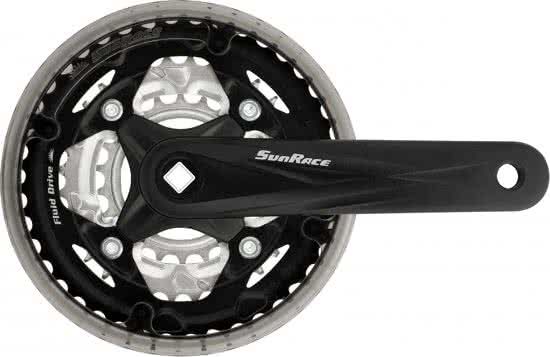 Sunrace Crankstel Fcm600 22-32-42t 170 Mm Zwart/zilver