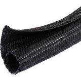 Quadrios 25CA555 Tuyau de protection 12 à 13 mm Noir au mètre