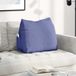 vidaXL Rugkussen Jeans Blauw 60 x 50 x 20 cm Stof