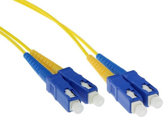 ACT RL3951 Glasvezel Patchkabel Duplex LSZH Singlemode - SC-SC 9/125µm OS2 - 1,5 meter
