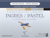 Clairefontaine Ingres Pastelblok 130 gram 25 vel 30 x 40 cm