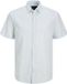 Jack & Jones Overhemd Regular Fit Korte Mouw Linnenmix Paisley Cashmere Blue