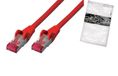 Shiverpeaks BS75711-AR Câble réseau Rouge 1 m Cat6a S/FTP (S-STP)