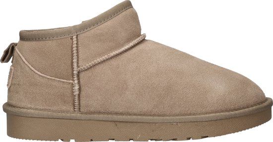 Nelson dames gevoerde veterboots - Beige - Maat 38
