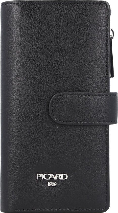 Picard Bingo creditcard etui leer 9 cm - 23 Sleuven - schwarz