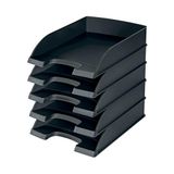 Leitz Brievenbak standaard A4, 5-pack, zwart