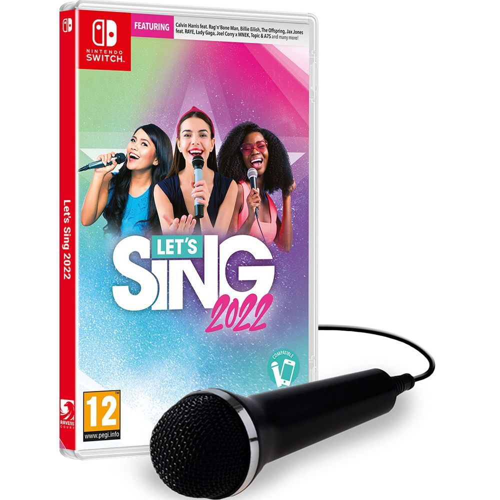 Koch Media Let's Sing 2022 + Microfoon Nintendo Switch