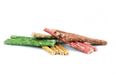 CROCI Os à mâcher mixtes, 13 cm, 100 pièces, 12 pièces