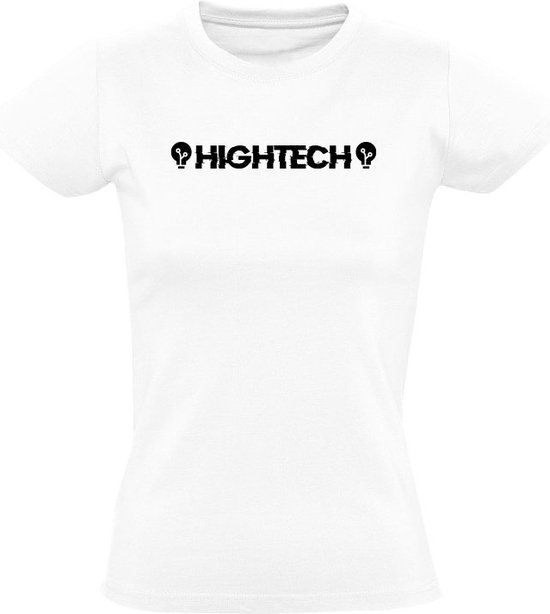 Hightech Dames T-shirt - Wit - 4XL