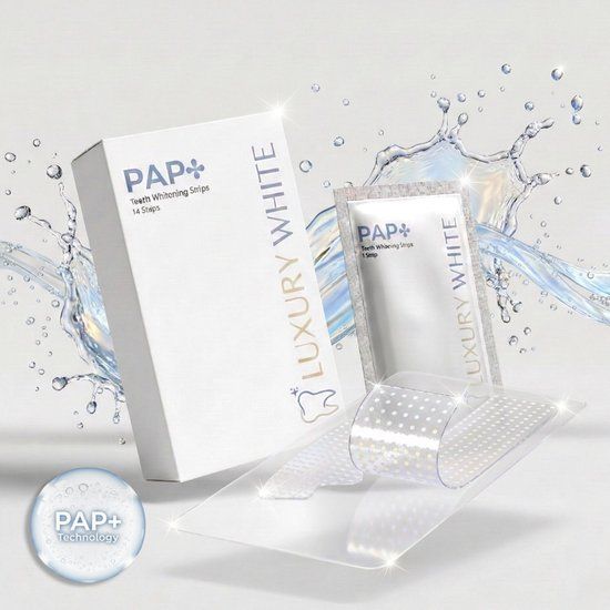 Luxury White - PAP+ Whitening Strips - 14 Paar