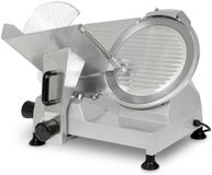 VERTES trancheuse professionnelle, électrique avec 250 W, lame d'un diamètre de 300 mm, épaisseur de coupe 0 à 15 mm, trancheuse universelle avec boîtier en aluminium, incl. pierre à aiguiser