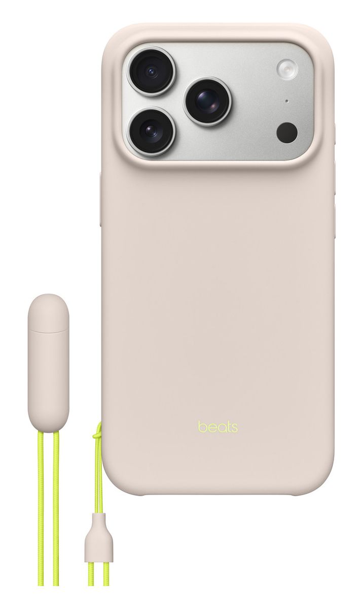 Apple Beats Kickstand-hoesje met MagSafe en Cameraregelaar voor iPhone 17 Pro - Limesteen
