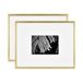 MCS Gieterij Metaal 11x14 gematteerd tot 5x7 Messing Gallery Muurframe (2 Pack)