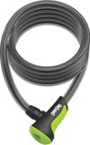 Onguard Kabelslot Coil Neon 180 Cm X 12 Mm Zwart/groen