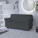 Italian Bed Linen Bankhoes LESLIE elastisch en rekbaar, donkergrijs 2-zits