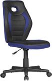 Ervesto AMSTYLE Kinderbureaustoel Luan Zwart Blauw
