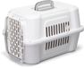 Nobleza Panier de voyage pour chat - Boîte de transport pour chats jusqu'à 6 kg - Panier de voyage pour petit chien - 48x31x30 cm - Gris clair