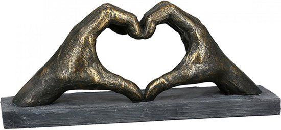Gilde Handwerk - Figuur 'Heart of Hands' - Beeld - Brons