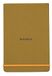 RHODIA 194340C - Hardcover Webnotepad Notitieboek Goud - 9 x 14 cm - Gelijnd - 192 Afscheurbare Pagina's - Clairefontaine Ivoor Papier 90 g/m² - Leeslint, Elastieksluiting - Omslag in Imitatieleer - Rhodiarama