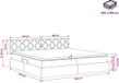 vidaXL Opbergbed met hoofdeinde Donkergrijs 200 x 200 cm Fluweel