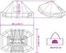 vidaXL Tipi Tent