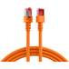 Patchkabel RJ45 Patchkabel Cat.6 S/FTP LSZH, orange 15m