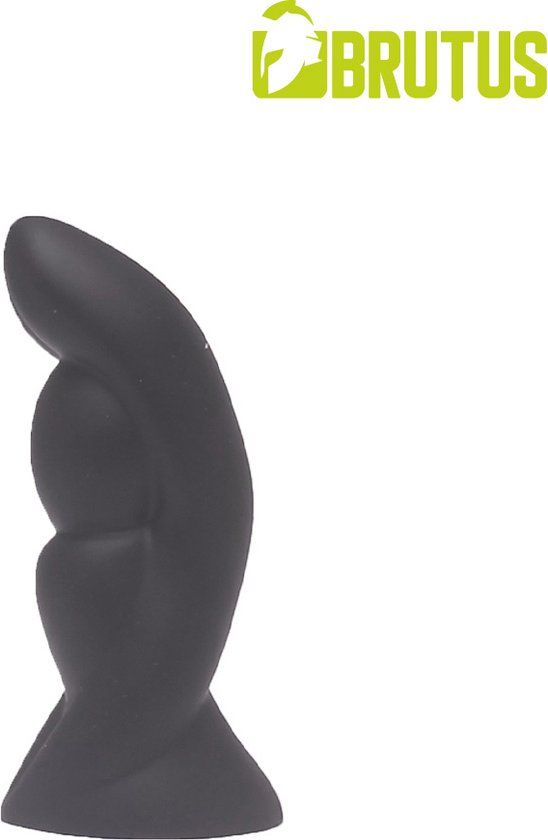 BRUTUS Bum Buddy - Vulcan L - Anale Dildo - Zwart - Siliconen - Unisex