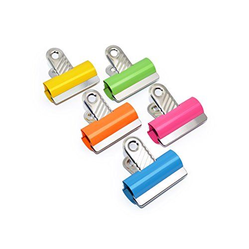 Rapesco RCB30COL 30mm Briefklemmen - Gesorteerde Kleuren - 10 Stuks