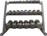 Focus Fitness Dumbbell Rack 3 Lagen - Zwart - IJzer - 54 x 60 x 17 cm