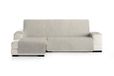Eysa Mist bankovertrek, polyester, C/1 beige-grijs, Chaise longue 240 cm. Geschikt voor banken van 250 tot 300 cm.