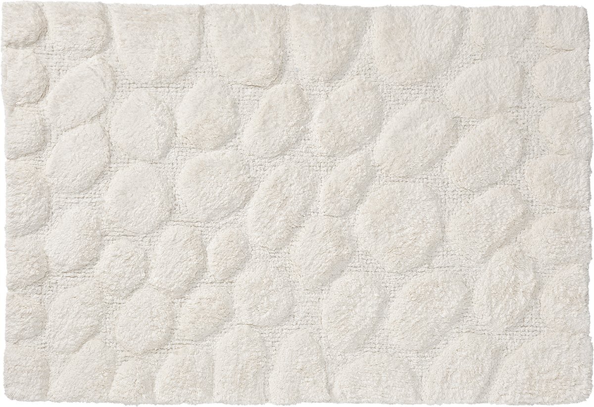 Sealskin pebbles badmat 90x60cm cotton ivoor 294413610