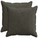 vidaXL - Kussensloop - 2 stuks - Corduroy - Antraciet - 80 x 80 cm