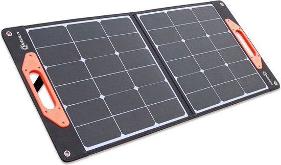 Mobisun Mobiel zonnepaneel 60W - 18V - 3,5A - 2,6kg - Zwart