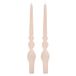 Set Cereria Di Giorgio Set van 4 handgemaakte kaarsen met Voluta-spiraal – hoogte 30 cm – poeder