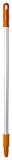 Maya Professional Tools 80203-7 aluminium steel voor inklapbare veegschep, FBK/levensmiddelhygiëne, 800 mm x 25 mm, oranje