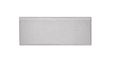 WIN REST Oasis hoofdeinde van het bed, gestoffeerd, linnen, vuilafstotende stof, natuurlijke vezels, fris gevoel, modern en elegant, parellinnen, hoofdeinde, 100 x 60 cm (bed 90 cm)