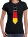 Bellatio Decorations Verkleed shirt voor dames - zwart - XXL