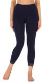 Merry Style Dames Leggings met Kant - 7/8 Lengte - Marineblauw - L