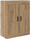 vidaXL Wandkast Artisan Eikenhout Bewerkt Hout 69,5 x 34 x 90 cm
