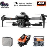 SZSMART K6 Max drone met drie 360° obstakel ontwijkende camera's (2 batterijen - Levensduur batterij: 15 min - Grijs)