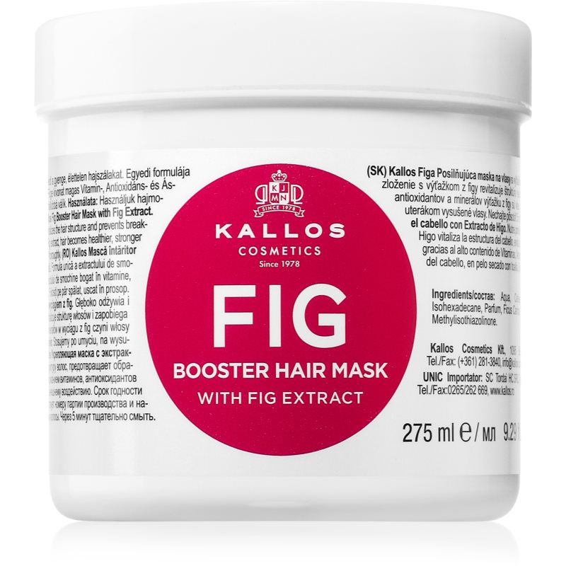 Kallos KJMN Professional Kallos Cosmetics Haarmasker Professionelle Feigen-Tiefenpflege-Haarmaske