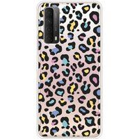 1001 coques Huawei P Smart 2021 Siliconen hoesje Luipaardkleur