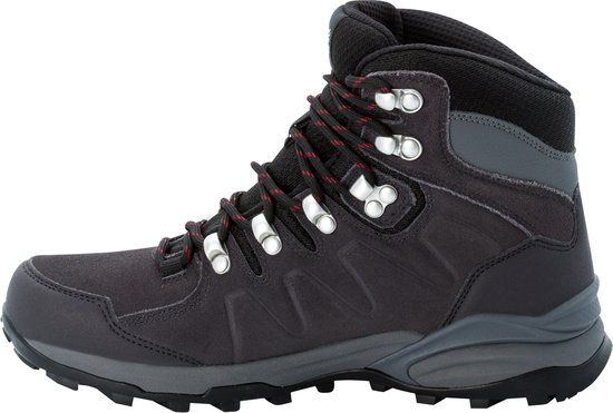 Jack Wolfskin Refugio Texapore Mid W Dames Wandelschoenen - dark steel / paars - Maat 37