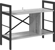 vidaXL Boekenplank Grijs Sonoma 75 x 30 x 58,5 cm Bewerkt hout 3-laags