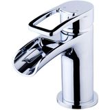 Xellanz Alegra Wastafelkraan Waterval met Clickwaste - Chroom