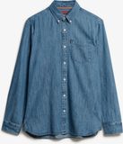 Superdry ESSENTIALS L/S DENIM SHIRT Heren Overhemd